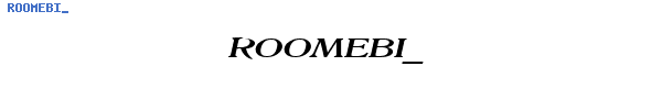 Fuente ROOMEBI_.TTF