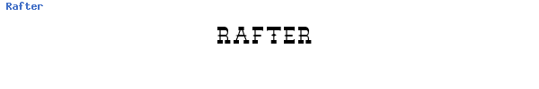 Fuente Rafter.ttf