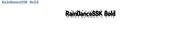 Fuente RainDanceSSK Bold.ttf