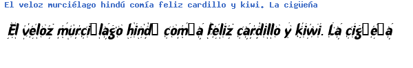 Fuente RainDanceSSK Italic.ttf