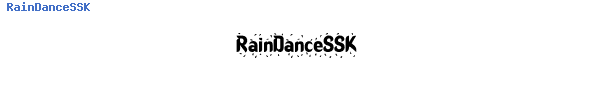 Fuente RainDanceSSK.ttf