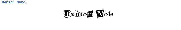 Fuente Ransom Note.ttf