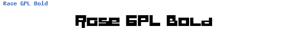 Fuente Rase GPL Bold.ttf