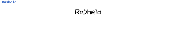 Fuente Rashela.TTF