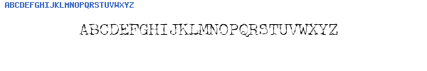Fuente ReallyBad-Typewriter.ttf