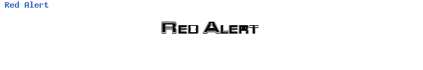 Fuente Red Alert.ttf