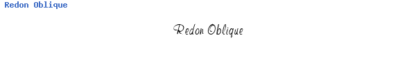 Fuente Redon Oblique.ttf