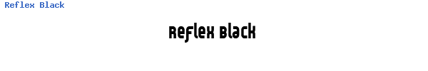 Fuente Reflex Black.ttf