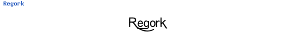 Fuente Regork.ttf