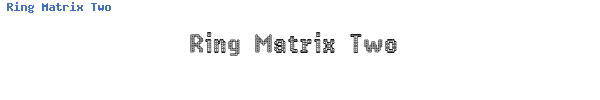 Fuente Ring Matrix Two.ttf
