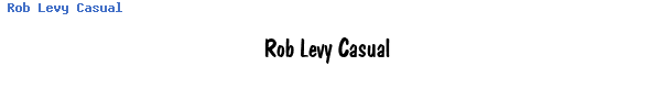 Fuente Rob Levy Casual.ttf