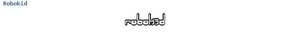 Fuente Robokid.ttf