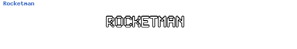 Fuente Rocketman.ttf