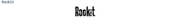 Fuente Rockit.ttf