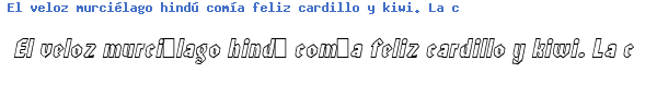 Fuente Rodinhollow Oblique.ttf
