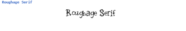 Fuente Roughage Serif.ttf