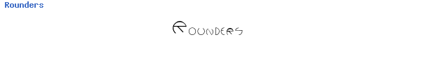 Fuente Rounders.ttf