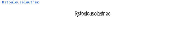 Fuente Rstoulouselautrec.ttf