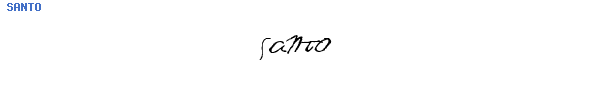 Fuente SANTO.TTF