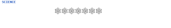 Fuente SCIENCE.TTF