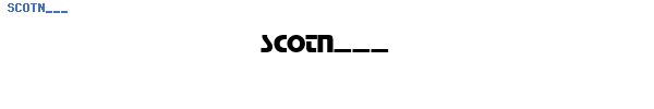 Fuente SCOTN___.TTF