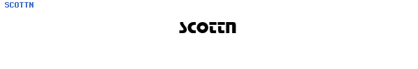 Fuente SCOTTN.TTF