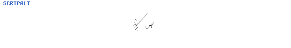Fuente SCRIPALT.ttf