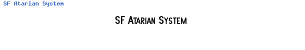 Fuente SF Atarian System.ttf