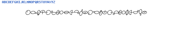 Fuente SF Distant Galaxy Symbols Italic.ttf
