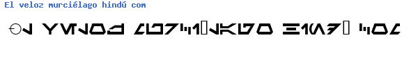 Fuente SF Distant Galaxy Symbols.ttf