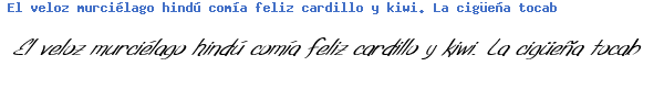 Fuente SF Foxboro Script Extended Italic.ttf