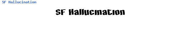 Fuente SF Hallucination.ttf