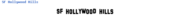 Fuente SF Hollywood Hills.ttf