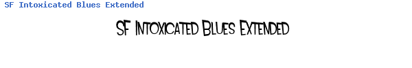 Fuente SF Intoxicated Blues Extended.ttf