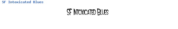Fuente SF Intoxicated Blues.ttf