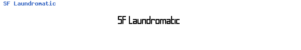 Fuente SF Laundromatic.ttf