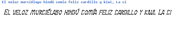 Fuente SF Wasabi Condensed Bold Italic.ttf
