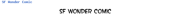 Fuente SF Wonder Comic.ttf