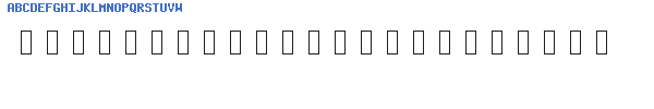 Fuente SHAPES1.TTF