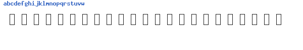 Fuente SHAPES1.TTF