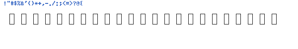 Fuente SHAPES1.TTF