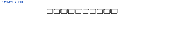 Fuente SHAPES2.TTF