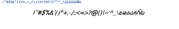 Fuente SHORHHBI.TTF
