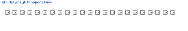 Fuente SIGNS.TTF