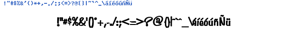 Fuente SIMPHB__.TTF
