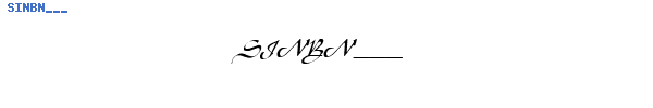 Fuente SINBN___.TTF