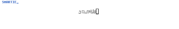 Fuente SMARTIE_.TTF