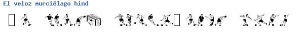 Fuente SOCCER.TTF