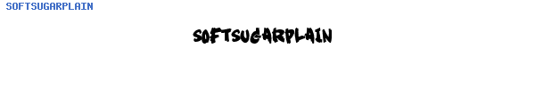 Fuente SOFTSUGARPLAIN.ttf