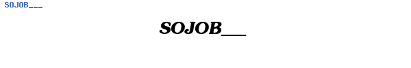 Fuente SOJOB___.TTF